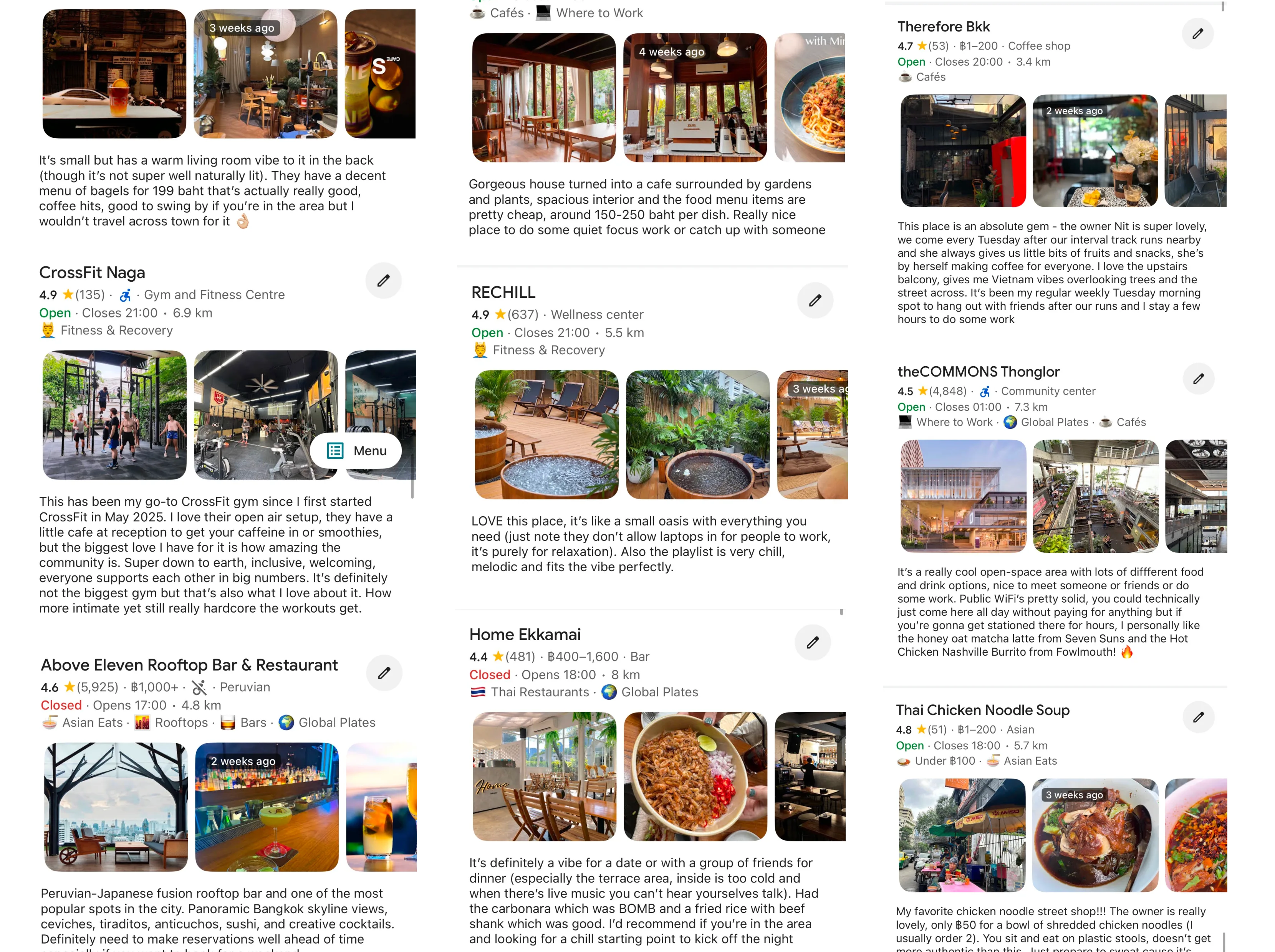 Personal notes collage